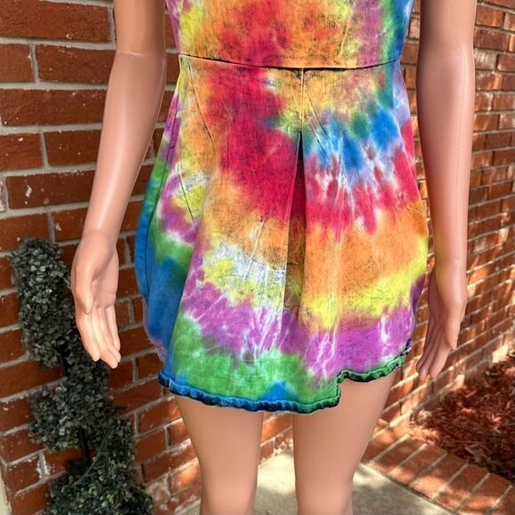 Milkyway tie die festival mini dress - Picture 4 of 12